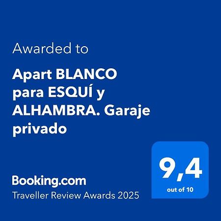 Apart Blanco Para Esqui Y Alhambra. Garaje Privado Granada Eksteriør bilde